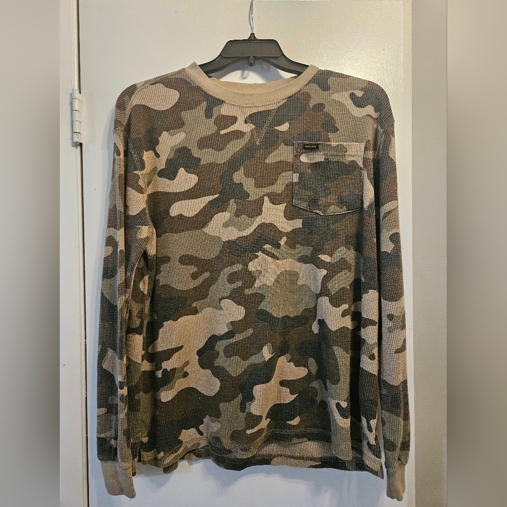 Stanley Woodland Camo Long Sleeve Tee -Large